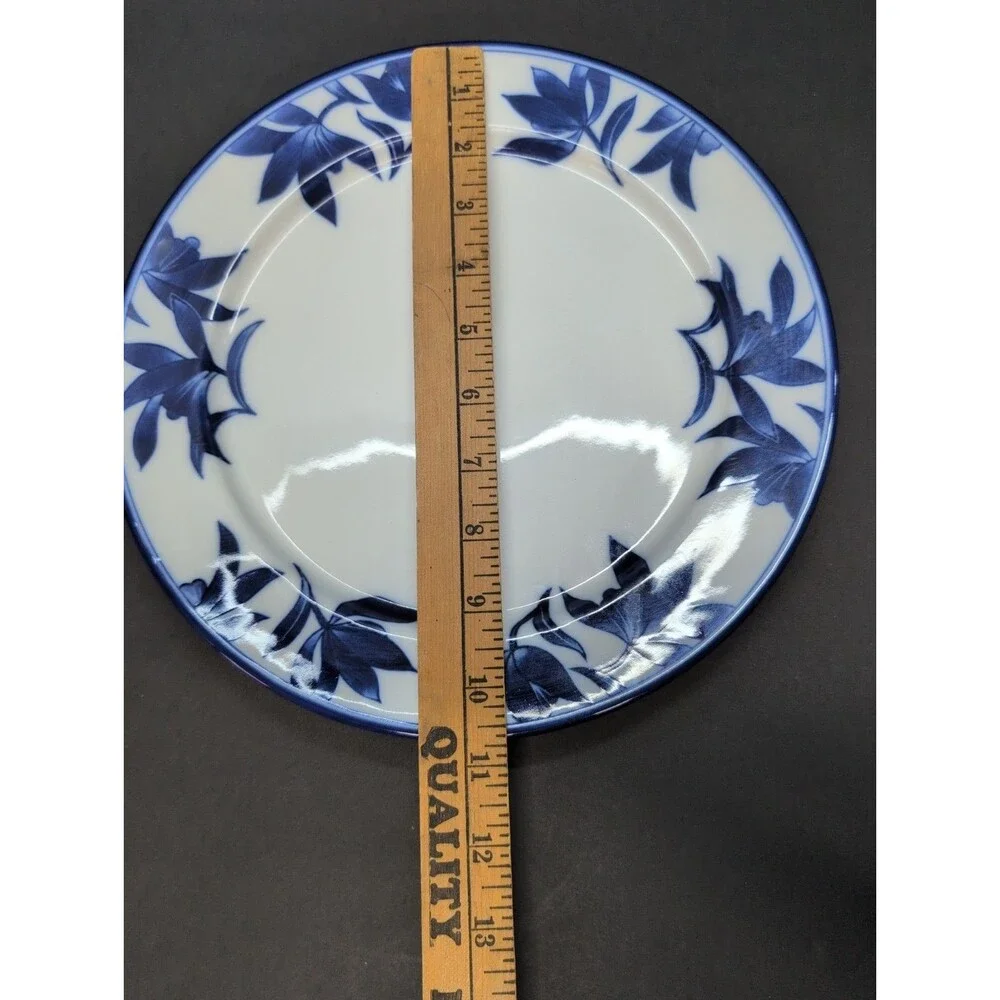 Pier 1 Ming Porcelain Soup/ Salad Bowl And Plate